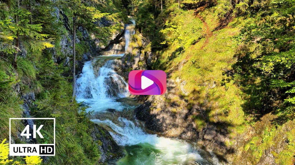 Sleep Like a BABY Tonight with Waterfall Ambience Sounds - Fall Asleep in Minutes NOT Hours - 4K - 3 Hours - NaturSpezl Relaxing Naturescapes - Homepage Thumbnail